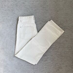 Calvin Klein Cream Straight Leg Jeans